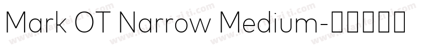Mark OT Narrow Medium字体转换